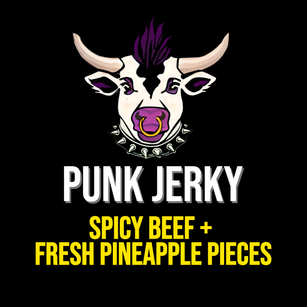 BEEF JERKY - SPICY + FRESH PINEAPPLE PIECES