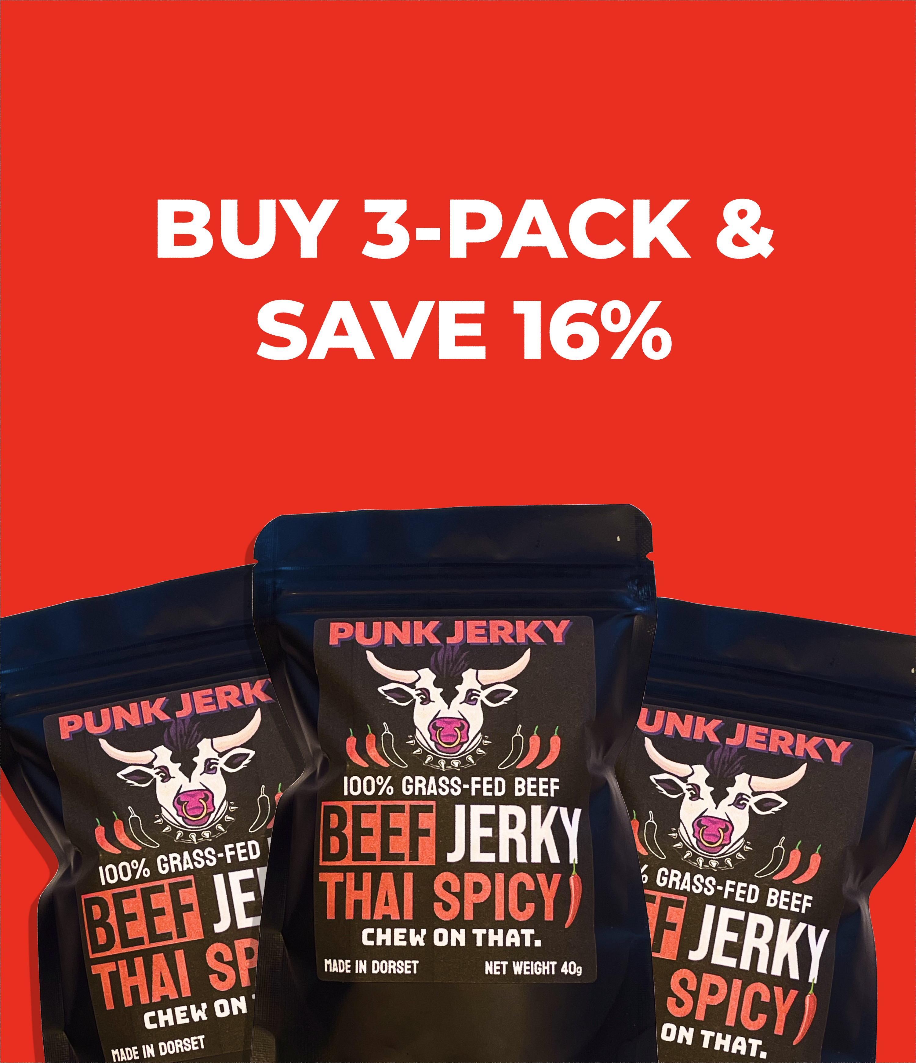 BEEF JERKY - THAI SPICY