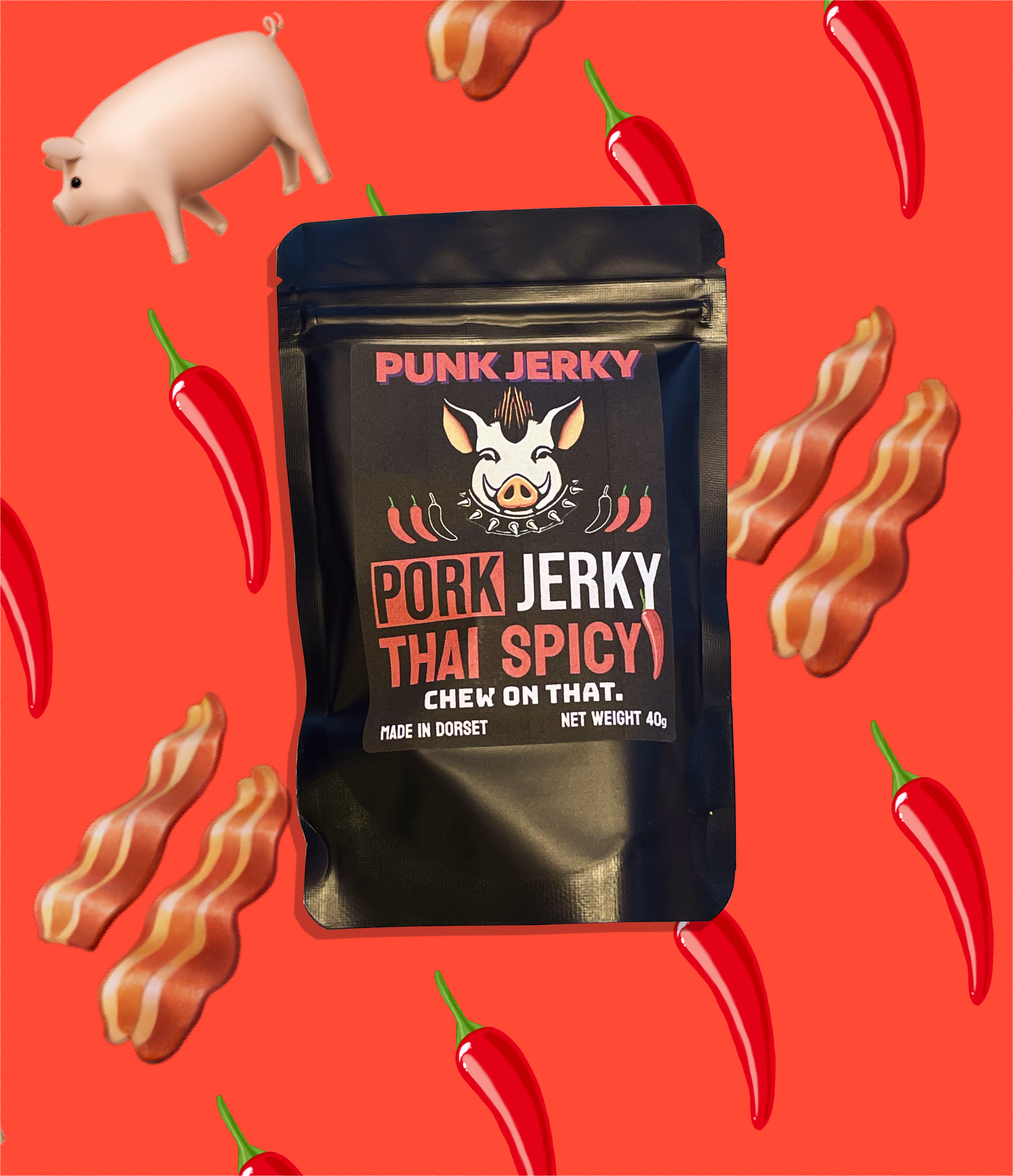 PORK JERKY - THAI SPICY